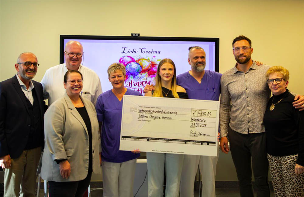 Scheckübergabe in der KORT